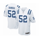 Men's Indianapolis Colts #52 Ben Banogu Game White Football Jersey