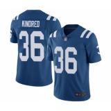 Youth Indianapolis Colts #36 Derrick Kindred Royal Blue Team Color Vapor Untouchable Limited Player Football Jersey
