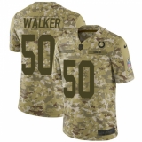 Men's Nike Indianapolis Colts #50 Anthony Walker Limited Camo 2018 Salute to Service NFL Jersey
