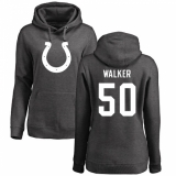 NFL Women's Nike Indianapolis Colts #50 Anthony Walker Ash One Color Pullover Hoodie