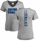 NFL Women's Nike Indianapolis Colts #50 Anthony Walker Ash Backer T-Shirt