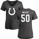 NFL Women's Nike Indianapolis Colts #50 Anthony Walker Ash One Color T-Shirt