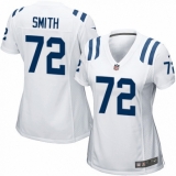 Women's Nike Indianapolis Colts #72 Braden Smith Game White NFL Jersey