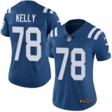 Women's Nike Indianapolis Colts #78 Ryan Kelly Royal Blue Team Color Vapor Untouchable Limited Player NFL Jersey
