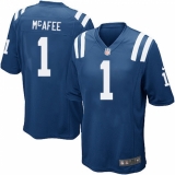 Men's Nike Indianapolis Colts #1 Pat McAfee Game Royal Blue Team Color NFL Jersey