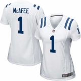 Women's Nike Indianapolis Colts #1 Pat McAfee Game White NFL Jersey