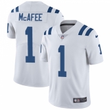 Youth Nike Indianapolis Colts #1 Pat McAfee Elite White NFL Jersey