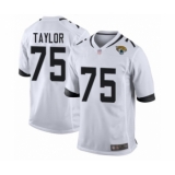 Men's Jacksonville Jaguars #75 Jawaan Taylor Game Black Team Color Football Jersey