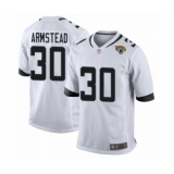 Men's Jacksonville Jaguars #30 Ryquell Armstead Game White Football Jersey