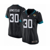 Women's Jacksonville Jaguars #30 Ryquell Armstead Game Black Team Color Football Jersey