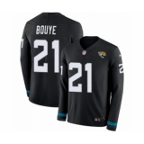 Men's Nike Jacksonville Jaguars #21 A.J. Bouye Limited Black Therma Long Sleeve NFL Jersey