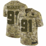 Men's Nike Jacksonville Jaguars #91 Yannick Ngakoue Limited Camo 2018 Salute to Service NFL Jer