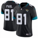 Youth Nike Jacksonville Jaguars #81 Niles Paul Teal Green Team Color Vapor Untouchable Limited Player NFL Jersey