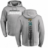 NFL Nike Jacksonville Jaguars #36 Ronnie Harrison Ash Backer Pullover Hoodie