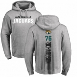 NFL Nike Jacksonville Jaguars #76 Will Richardson Ash Backer Pullover Hoodie