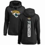 NFL Women's Nike Jacksonville Jaguars #76 Will Richardson Black Backer Pullover Hoodie
