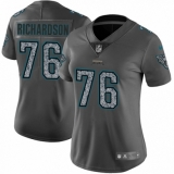 Women's Nike Jacksonville Jaguars #76 Will Richardson Gray Static Vapor Untouchable Limited NFL Jersey
