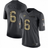Men's Nike Jacksonville Jaguars #6 Cody Kessler Limited Black 2016 Salute to Service NFL Jersey