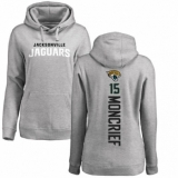 NFL Women's Nike Jacksonville Jaguars #15 Donte Moncrief Ash Backer Pullover Hoodie