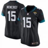 Women's Nike Jacksonville Jaguars #15 Donte Moncrief Game Teal Green Team Color NFL Jersey