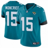 Youth Nike Jacksonville Jaguars #15 Donte Moncrief Black Alternate Vapor Untouchable Limited Player NFL Jersey