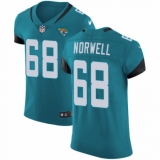 Men's Nike Jacksonville Jaguars #68 Andrew Norwell Black Alternate Vapor Untouchable Elite Player NFL Jersey