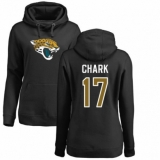 NFL Women's Nike Jacksonville Jaguars #17 DJ Chark Black Name & Number Logo Pullover Hoodie