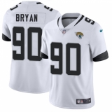Youth Nike Jacksonville Jaguars #90 Taven Bryan White Vapor Untouchable Limited Player NFL Jersey
