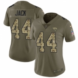 Women's Nike Jacksonville Jaguars #44 Myles Jack Limited Olive/Camo 2017 Salute to Service NFL Jersey