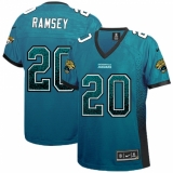 Women's Nike Jacksonville Jaguars #20 Jalen Ramsey Limited Teal Green Drift Fashion NFL Jersey