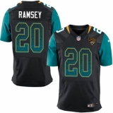 Men's Nike Jacksonville Jaguars #20 Jalen Ramsey Elite Black Alternate Drift Fashion NFL Jersey