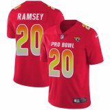 Men's Nike Jacksonville Jaguars #20 Jalen Ramsey Limited Red 2018 Pro Bowl NFL Jersey