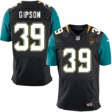 Men's Nike Jacksonville Jaguars #39 Tashaun Gipson Black Alternate Vapor Untouchable Elite Player NFL Jersey