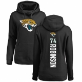 NFL Women's Nike Jacksonville Jaguars #74 Cam Robinson Black Backer Pullover Hoodie