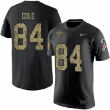 NFL Men's Nike Jacksonville Jaguars #84 Keelan Cole Black Camo Salute to Service T-Shirt