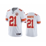 Men's Kansas City Chiefs #21 Trent McDuffie White Vapor Untouchable Limited Stitched Football Jersey