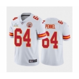 Youth Kansas City Chiefs #64  Mike Pennel White 2021 Super Bowl LV Jersey