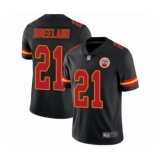 Men's Kansas City Chiefs #21 Bashaud Breeland Limited Black Rush Vapor Untouchable Football Jersey