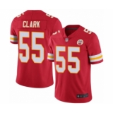 Youth Kansas City Chiefs #55 Frank Clark Red Team Color Vapor Untouchable Limited Player Football Jersey