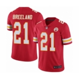 Youth Kansas City Chiefs #21 Bashaud Breeland Red Team Color Vapor Untouchable Limited Player Football Jersey