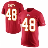 NFL Men's Nike Kansas City Chiefs #48 Terrance Smith Red Rush Pride Name & Number T-Shirt