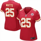 Women's Nike Kansas City Chiefs #25 Armani Watts Game Red Team Color NFL Jersey