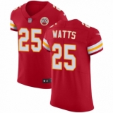 Men's Nike Kansas City Chiefs #25 Armani Watts Red Team Color Vapor Untouchable Elite Player NFL Jersey