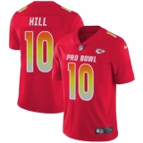 Women's Nike Kansas City Chiefs #10 Tyreek Hill Limited Red 2018 Pro Bowl NFL Jersey