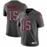 Youth Nike Kansas City Chiefs #15 Patrick Mahomes II Gray Static Vapor Untouchable Limited NFL Jersey