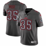 Youth Nike Kansas City Chiefs #35 Charcandrick West Gray Static Vapor Untouchable Limited NFL Jersey