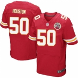Men's Nike Kansas City Chiefs #50 Justin Houston Red Team Color Vapor Untouchable Elite Player NFL Jersey