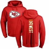 NFL Nike Kansas City Chiefs #35 Charcandrick West Red Backer Pullover Hoodie