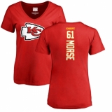 NFL Women's Nike Kansas City Chiefs #61 Mitch Morse Red Backer T-Shirt
