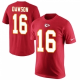 NFL Men's Nike Kansas City Chiefs #16 Len Dawson Red Rush Pride Name & Number T-Shirt